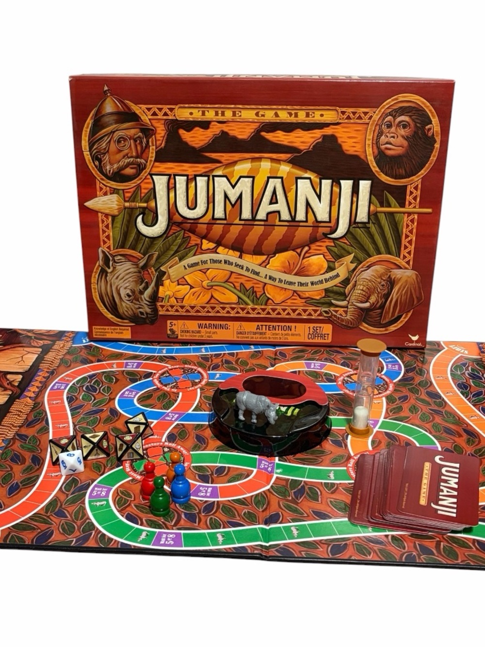 Jumanji The Board Game Complete Holiday Family Fun Adventure Gameplay Together